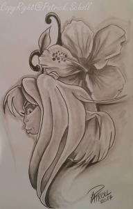 L'Amazone et la fleur